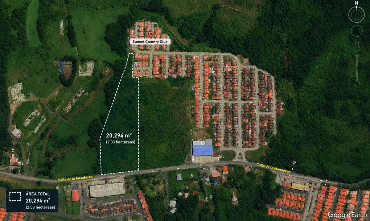 VENTA DE TERRENO EN LA CALLE DE LA MENDOZAS, LA CHORRERA