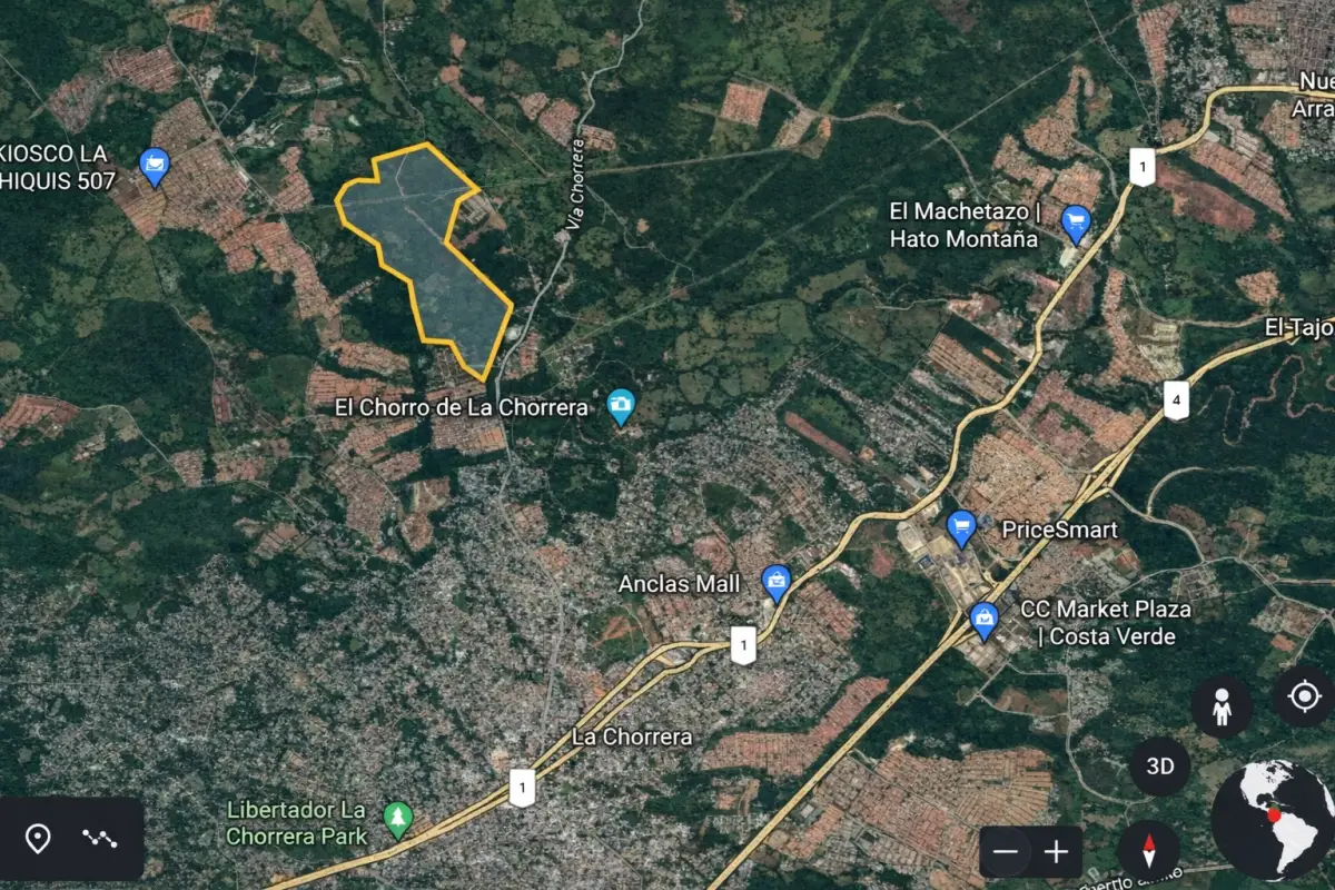 VENTA DE TERRENO PARA DESARROLLO RESIDENCIAL EN LA CHORRERA